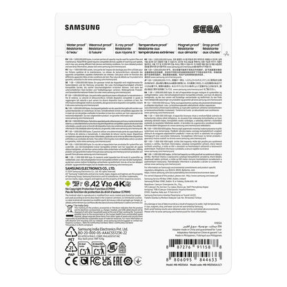 CARD Micro Card 256GB Samsung Sonic inkl. Adapter retail