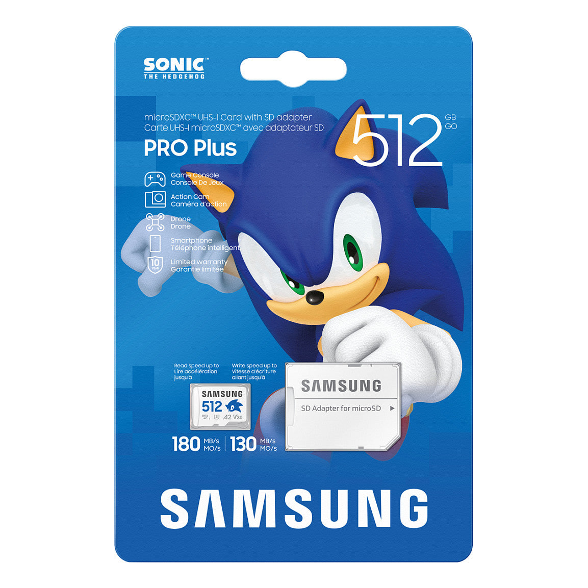 CARD Micro Card 512GB Samsung Sonic inkl. Adapter retail