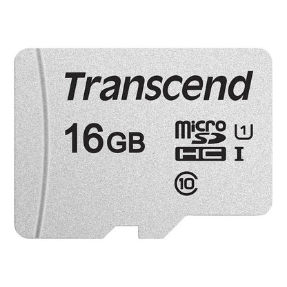 CARD microSD Card 16GB Transcend SDHC USD300S-A w/Adapter