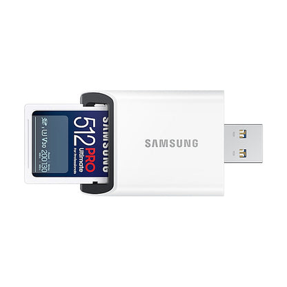 CARD Card 512GB Samsung XC PRO Ultimate (CL10) Reader retail