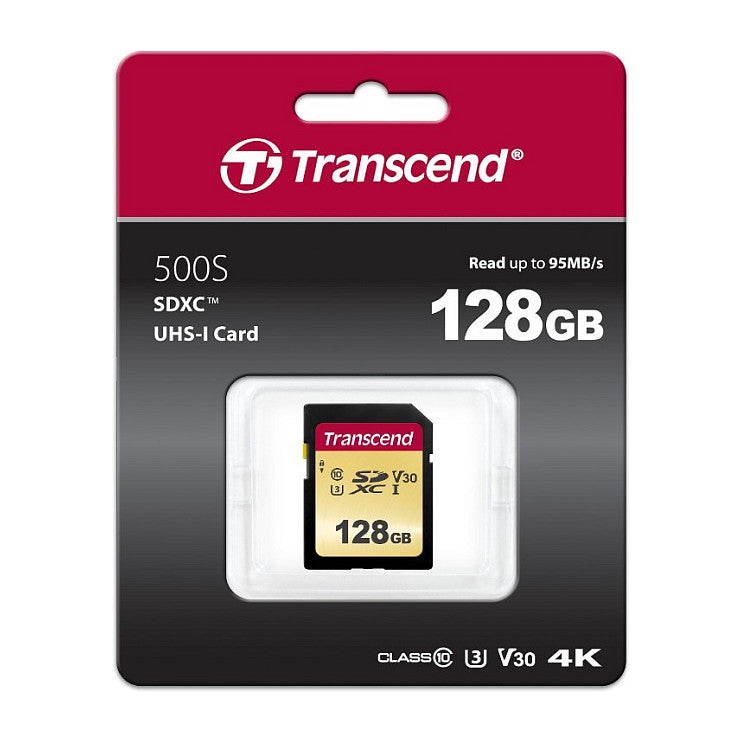 CARD Card 128GB Transcend sdxc SDC500S 95/60 MB/s