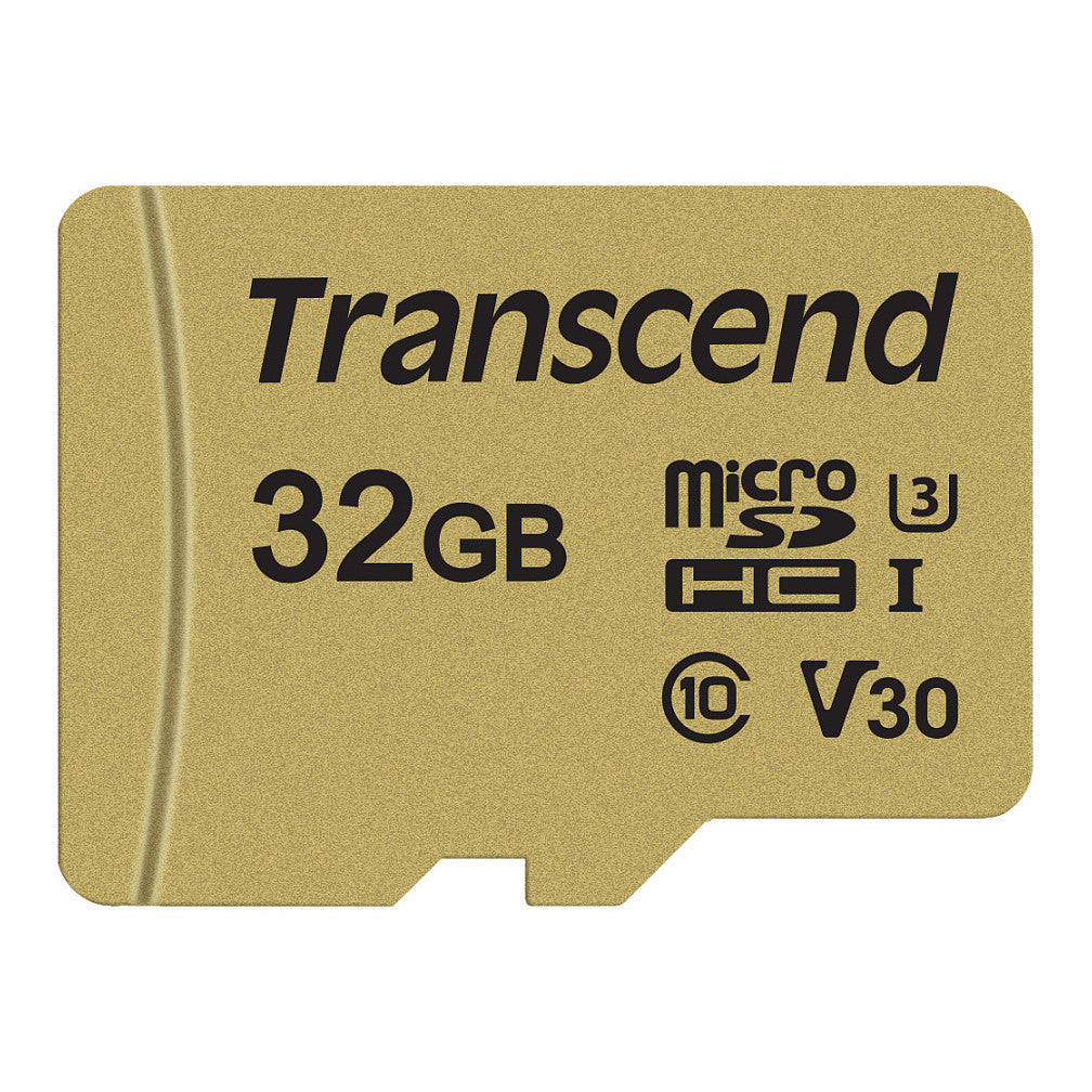 CARD microSD Card 32GB Transcend SDHC USD500S w/Adapter