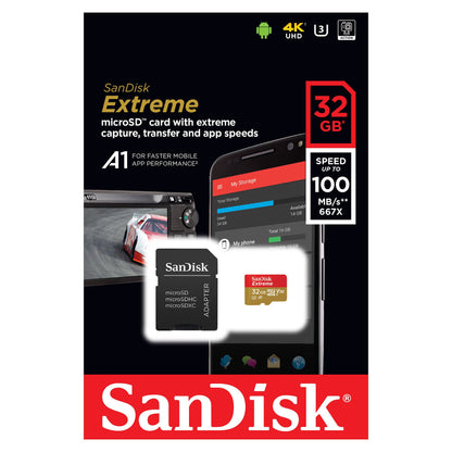 CARD Sandisk Speicherkarte microHC-Card Extrem 32 GB