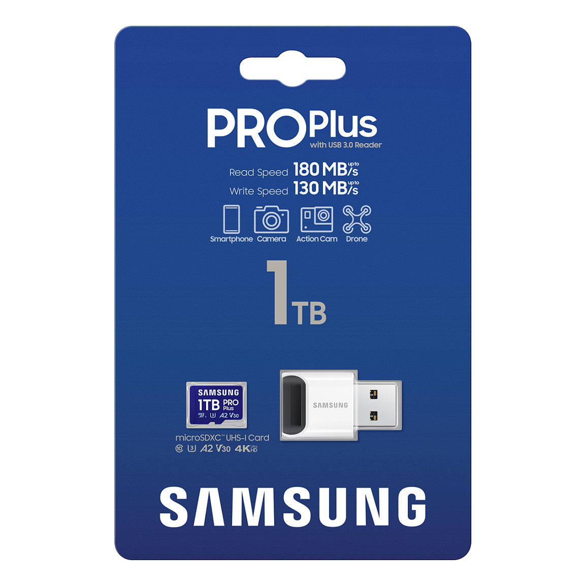 CARD Micro Card 1TB Samsung sdxc PRO Plus (2024) Reader retail