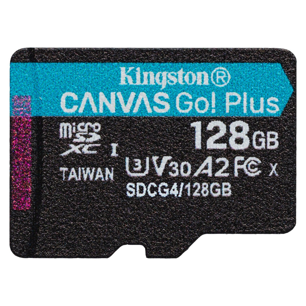 CARD Kingston 128GB microXC Canvas Go Plus Gen4 200MB/s A2 U3 V30 Card + Adapter