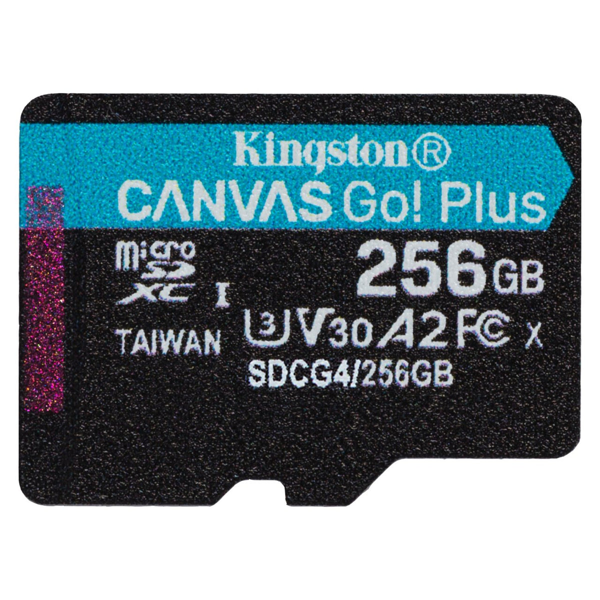 CARD Kingston 256GB microXC Canvas Go Plus Gen4 200MB/s A2 U3 V30 Card + Adapter