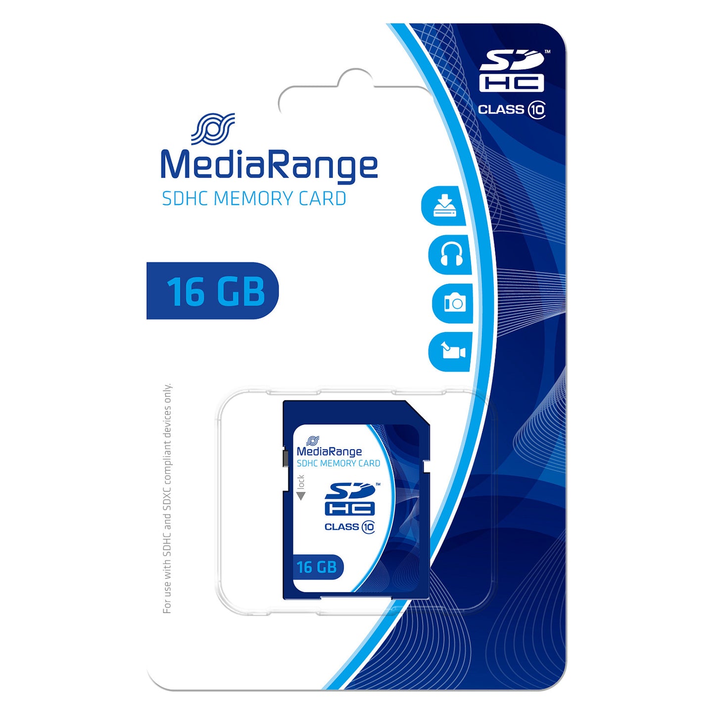 CARD MediaRange 16GB SDHC CL.10