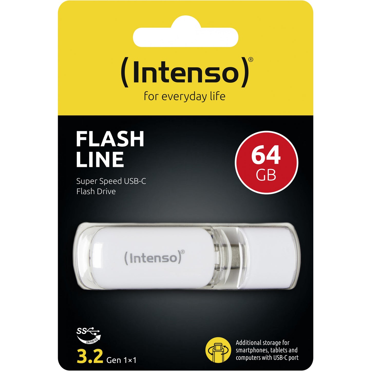 STICK Intenso Flash Line wei 64 GB