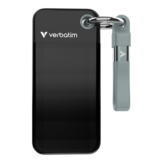 STICK S 2TB Verbatim Pocket SSD USB 3.2 black/grau retail
