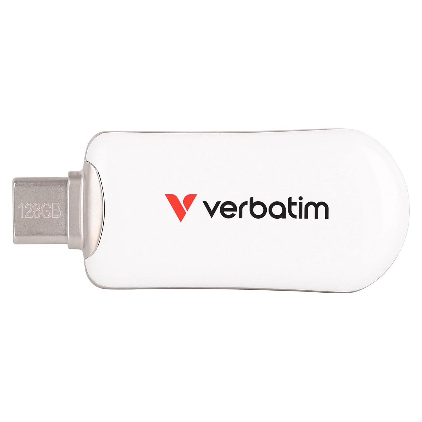 STICK Verbatim Plectra White 128GB USB-C Flash Drive 30229