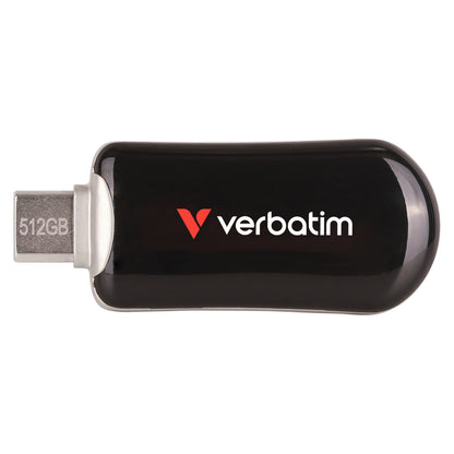 STICK Verbatim Plectra Black 512GB USB-C Flash Drive 30227
