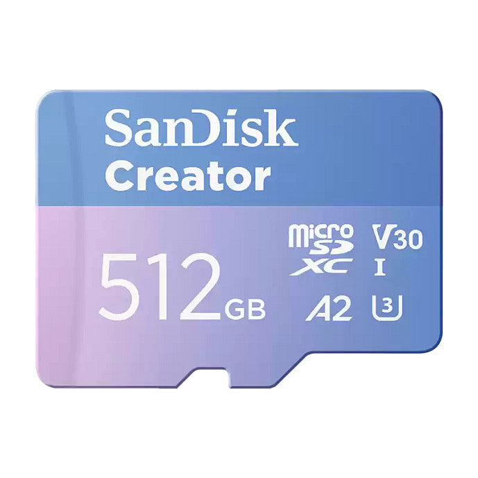 STICK Sandisk SD CARD Sandisk Creator MicroSD 512GB