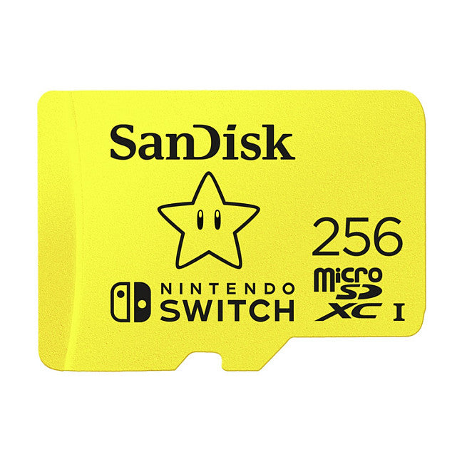 CARD Sandisk Nintendo Switch microsdxc 256GB 100/90 MB/s A1 UHS-I