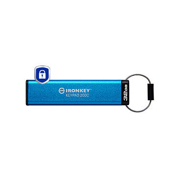 STICK 32GB Kingston IronKey Keypad 200C AES-256 USB-C retail