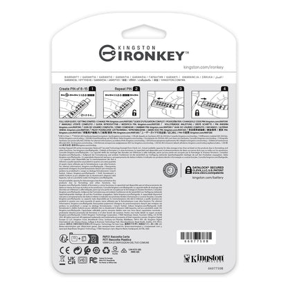 STICK 512GB Kingston IronKey Keypad 200C AES-256 USB-C retail