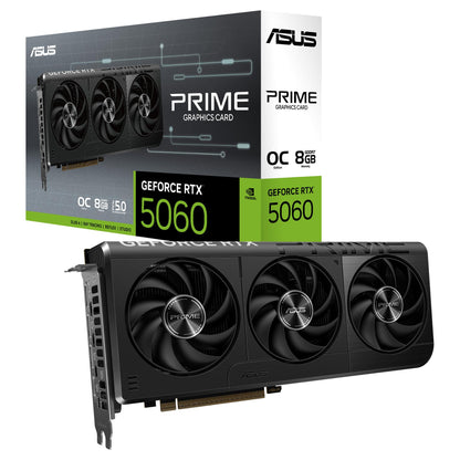 RTX 5060 8GB ASUS Prime OC GDDR7 3 Fan