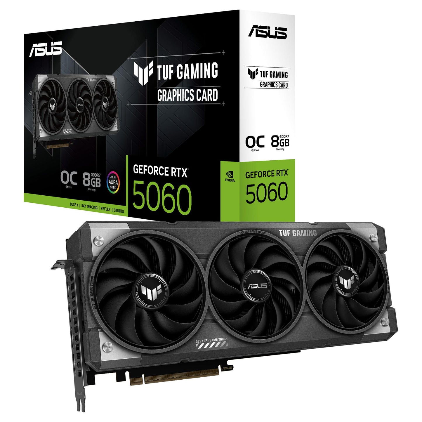 RTX 5060 8GB ASUS TUF Gaming OC GDDR7 3 Fan