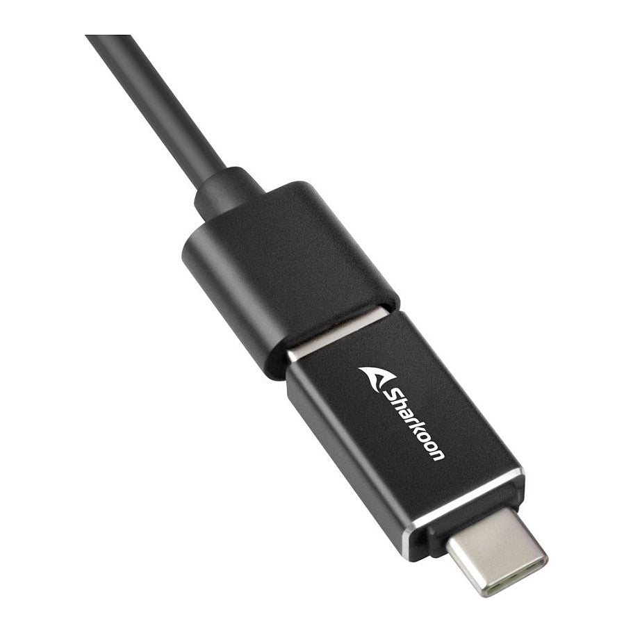 Sharkoon 4-Port USB 3.2 Gen 1 Aluminium Hub (schwarz)