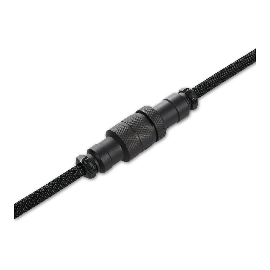 Sharkoon SGK50 Aviator Kabel Titan/Black (schwarz. 1.85 Meter. Spiralkabel fr SKILLER SGK50 S4)