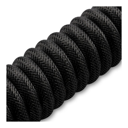 Sharkoon SGK50 Aviator Kabel Titan/Black (schwarz. 1.85 Meter. Spiralkabel fr SKILLER SGK50 S4)