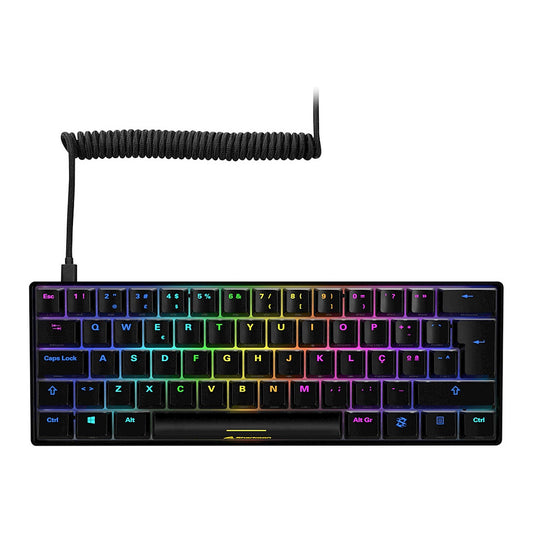 Sharkoon SKILLER SGK50 S4 (schwarz. PT-Layout. Kailh Red)