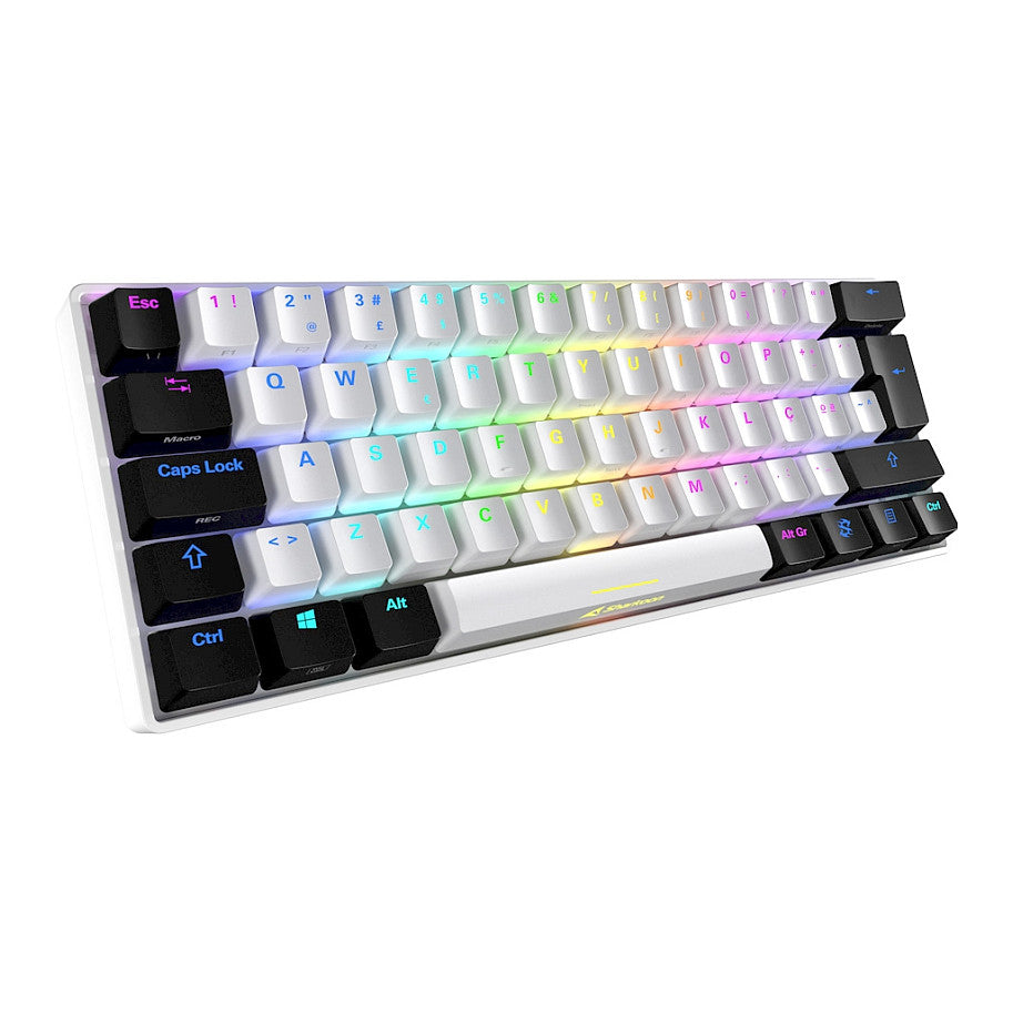 Sharkoon SKILLER SGK50 S4 (wei/schwarz. PT-Layout. Kailh Red)