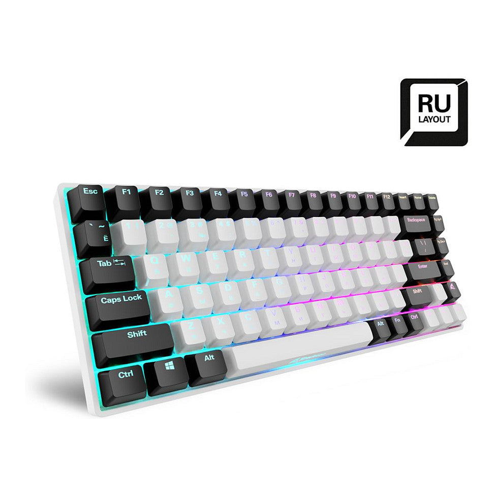 Sharkoon SKILLER SGK50 S3 (wei. RU-Layout. Gateron Yellow)