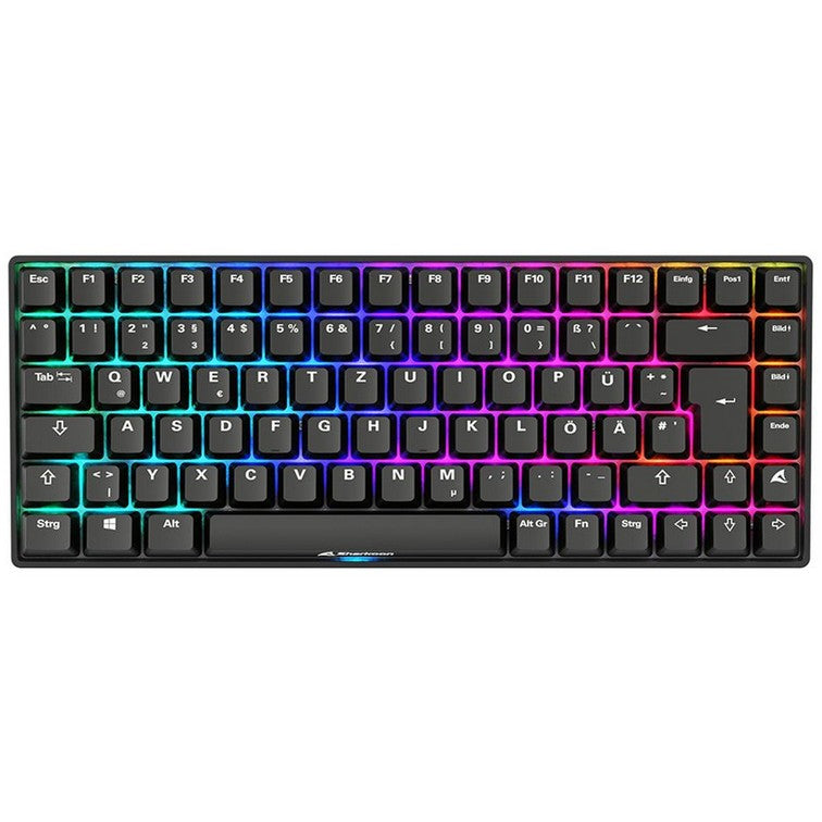 Sharkoon SKILLER SGK50 S3 PBT (schwarz. DE-Layout. Gateron G Pro 3.0 Yellow)