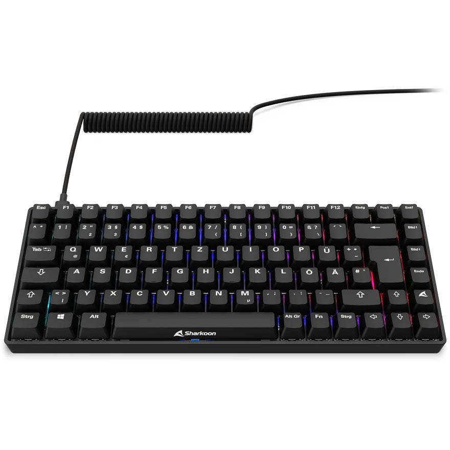 Sharkoon SKILLER SGK50 S3 PBT (schwarz. DE-Layout. Gateron G Pro 3.0 Yellow)
