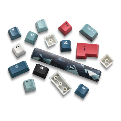 Sharkoon SKILLER SGK50 S3 Design Bundle D1 (graugrn/rot)