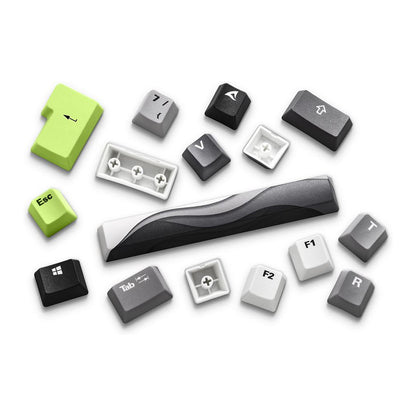 Sharkoon SKILLER SGK50 S3 Design Bundle D5 (grau/neon-grn)