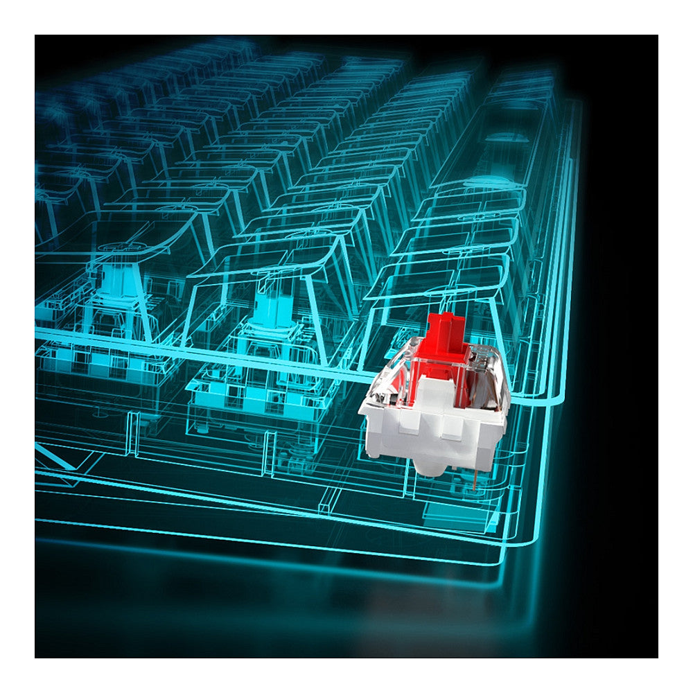 Sharkoon SKILLER SGK50 S4 (wei/schwarz. DE-Layout. Kailh Red)