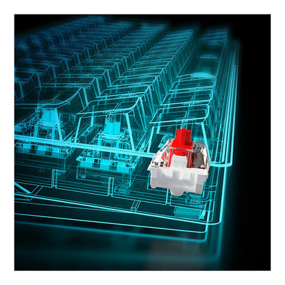 Sharkoon SKILLER SGK50 S4 (wei/schwarz. DE-Layout. Kailh Red)
