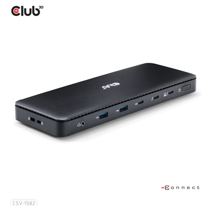Club3D Thunderbolt4 12-in-1 Dockingstation 3 Displays St/Bu