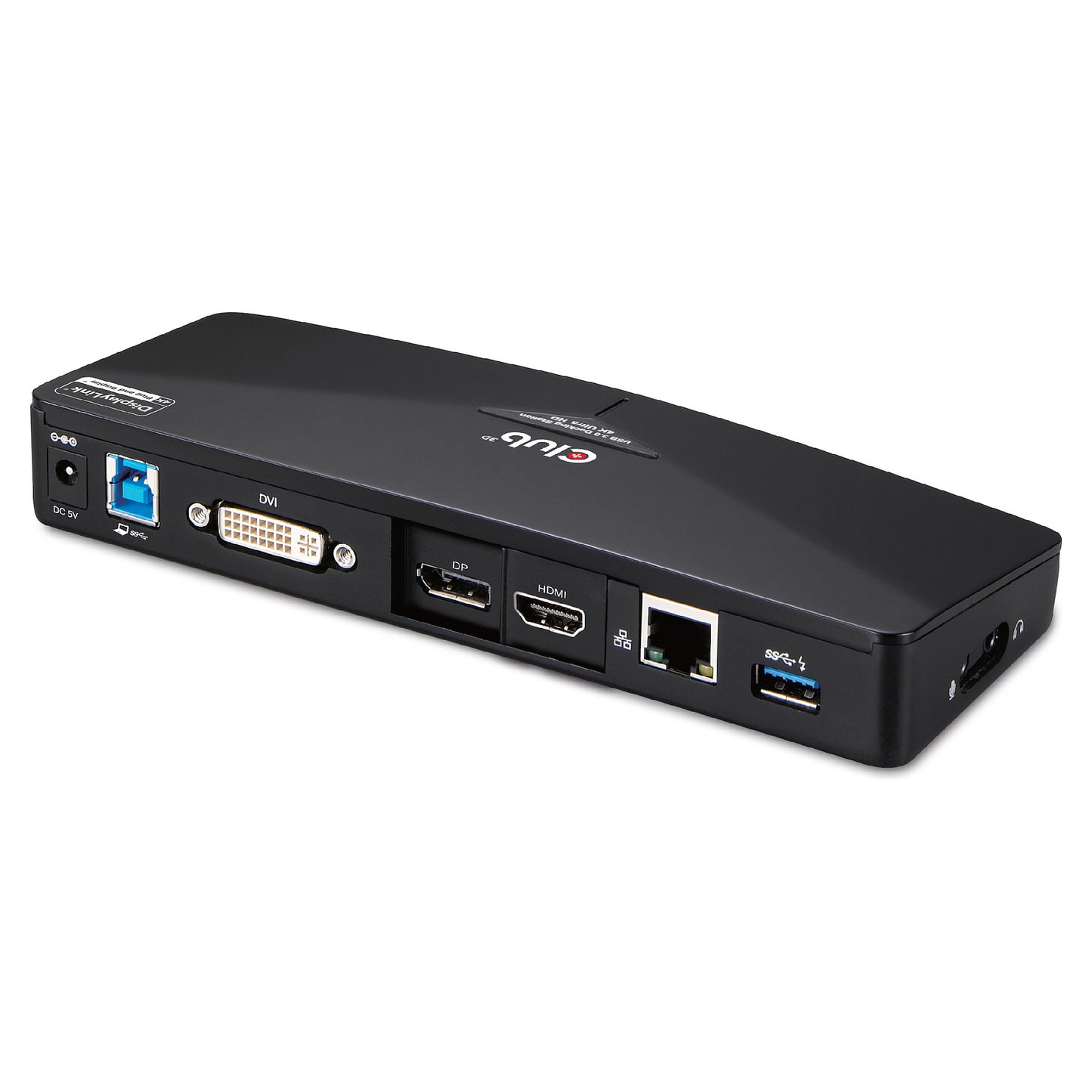 Club3D 4K Dockingstation USB3 ->3xUSB3/HDMI/DP/DVI/ black