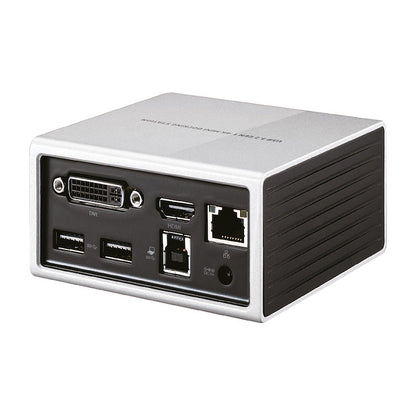 Club3D 4K Mini-Dockingst USB3 ->4xUSB3/HDMI/DVI/LAN silber