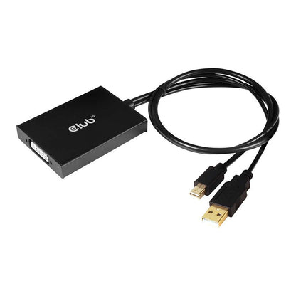Club3D Adapter MiniDisplayport > DVI-D (Active Dual) St/Bu retail