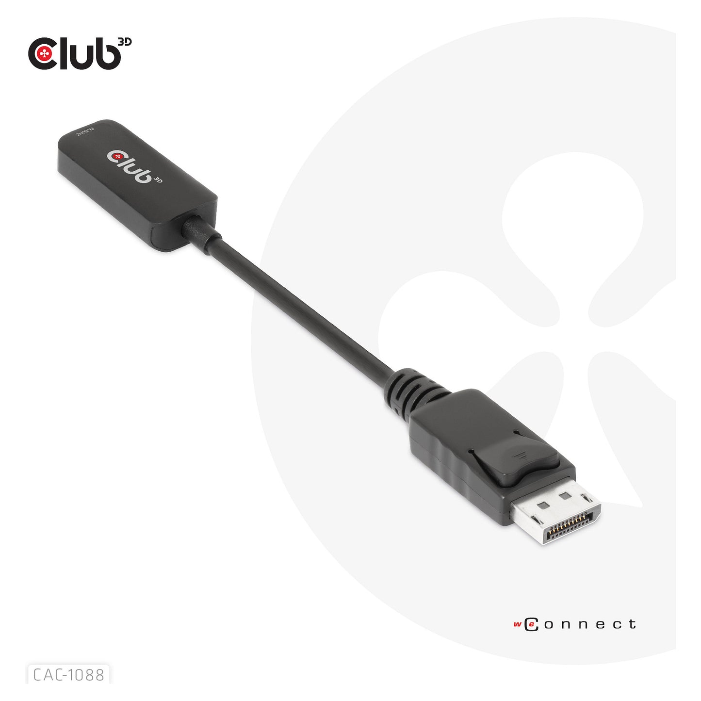Club3D Adapter DisplayPort 1.4 > HDMI HDR 8K60Hz aktiv retail