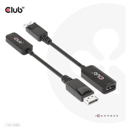 Club3D Adapter DisplayPort 1.4 > HDMI HDR 8K60Hz aktiv retail