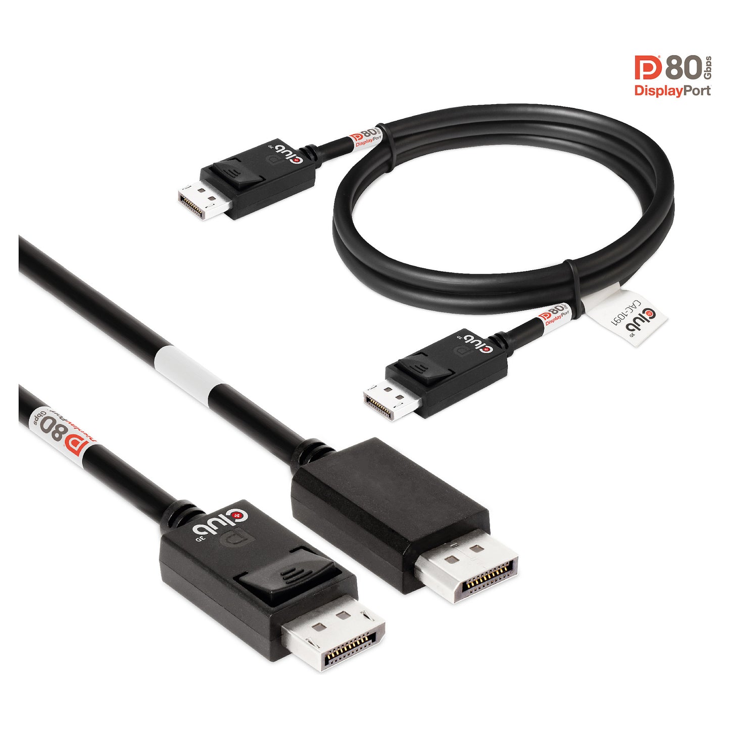 Club3D DP-Kabel 2.1 DP80 zertifiziert 1.2m 10K/8K/4K St/St retail