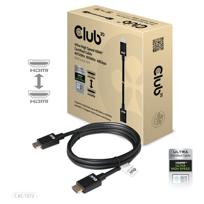Club3D HDMI-Kabel A -> A 2.1 Ultra High Speed 10K HDR 2m retail