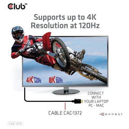 Club3D HDMI-Kabel A -> A 2.1 Ultra High Speed 10K HDR 2m retail