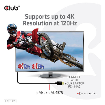 Club3D HDMI-Kabel A -> A 2.1 Ultra High Speed 10K HDR 5m retail