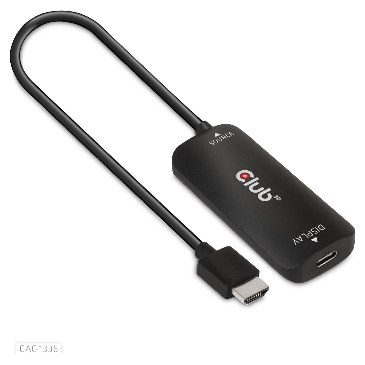 Club3D Adapter HDMI + MicroUSB > USB-C 4K120Hz aktiv St/Bu