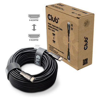 Club3D HDMI-Kabel A -> A 2.1 aktiv opt. 8K60Hz UHD 50 Meter retail
