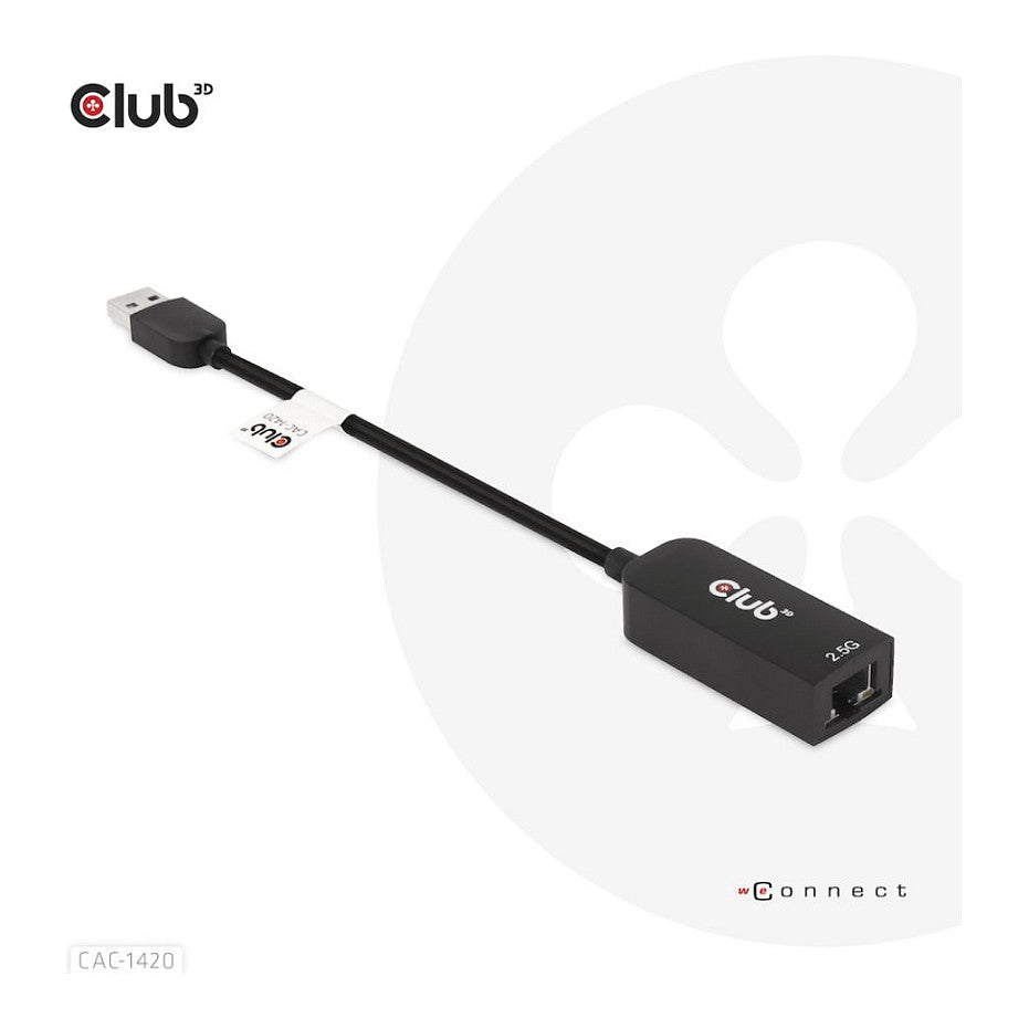 Club3D Adapter USB 3.2 Typ A > RJ45 2.5Gb