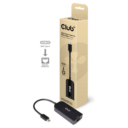 Club3D Adapter USB 3.2 Typ C > RJ45 2.5Gb St/Bu
