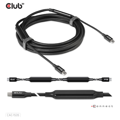 Club3D Kabel USB 3.2 Typ C 5m aktiv St/St