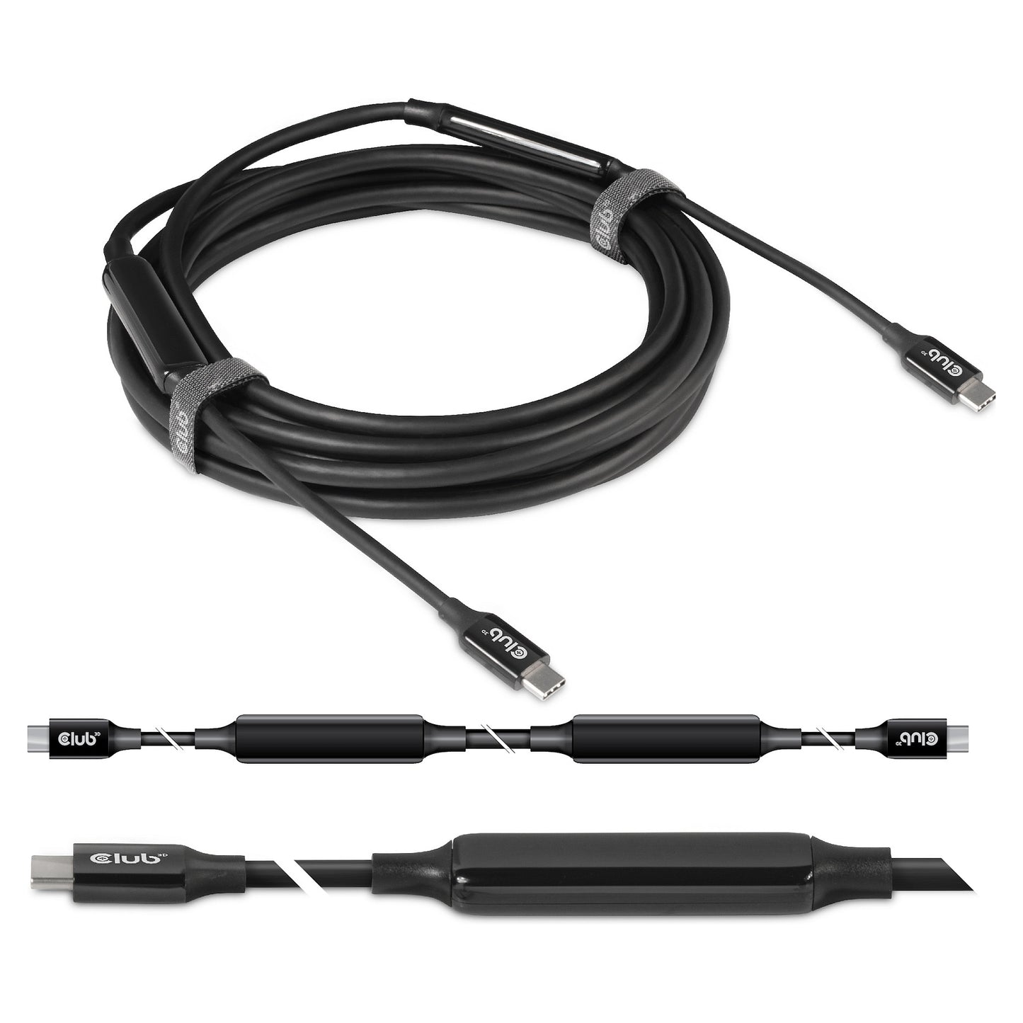 Club3D Kabel USB 3.2 Typ C 5m aktiv St/St