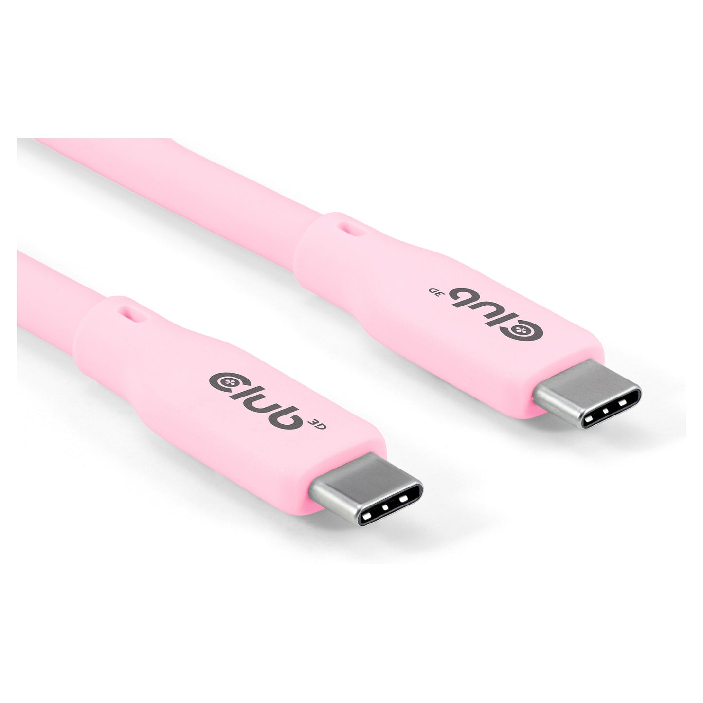 Club3D Lifestyle USB-C Kabel PD 240W.20Gbps 2m pink St/St